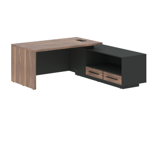 Стол руководителя с тумбой VRCT 1919(R) 1900х1900х750 V