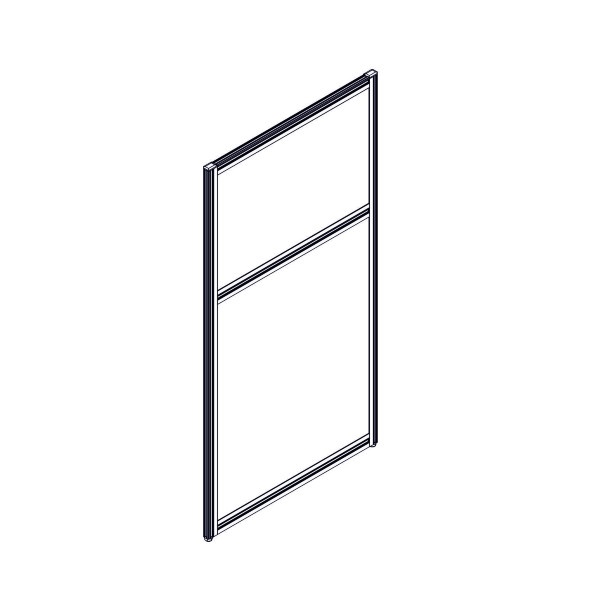 Секция комбинированной перегородки RP115SL60 Bravo grey/Серый 600х22х1115 в Орске 