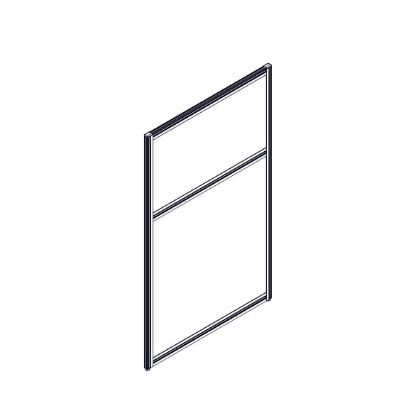 Секция комбинированной перегородки RP115SL70 Bravo grey/Серый 700х22х1115 в Орске 