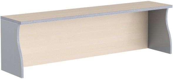 Надставка на стол НС-3 Беларусь Клен/Металлик 1400*300*400 IMAGO в Орске 