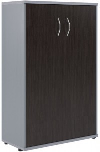 Шкаф с глухими дверьми СТ-2.3 Венге/Металлик 770*365*1200