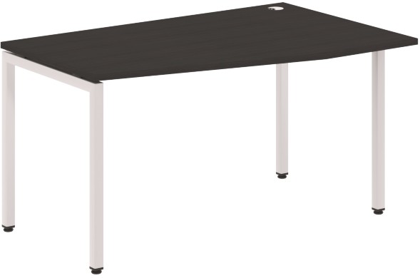 Стол эргономичный XSCT 149(R) Дуб Юкон Модерн/Алюминий 1400х700/900х750 XTEN-S в Орске 