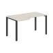 Стол эргономичный XS6CET 149(L) белый/антрацит 1400х900х750 XTEN-S60
