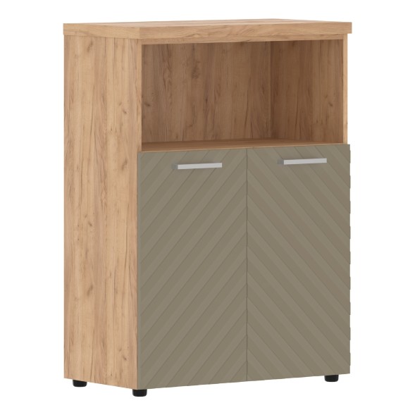 Шкаф с глухими малыми дверьми и топом TLMC 85.3 856х450х1203 TORR LUX в Орске 