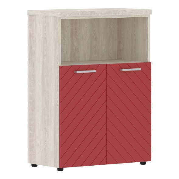 Шкаф с глухими малыми дверьми и топом TLMC 85.3 856х450х1203 TORR LUX в Орске 