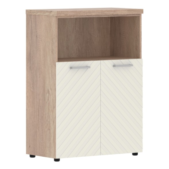 Шкаф с глухими малыми дверьми и топом TLMC 85.3 856х450х1203 TORR LUX в Орске 