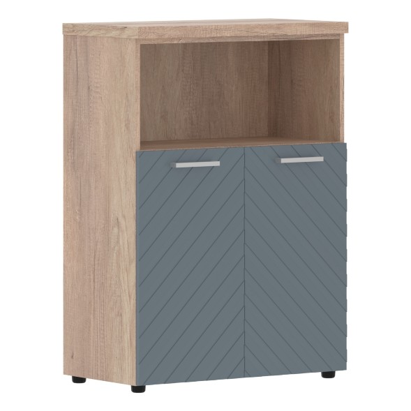 Шкаф с глухими малыми дверьми и топом TLMC 85.3 856х450х1203 TORR LUX в Орске 