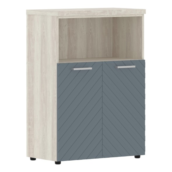 Шкаф с глухими малыми дверьми и топом TLMC 85.3 856х450х1203 TORR LUX в Орске 