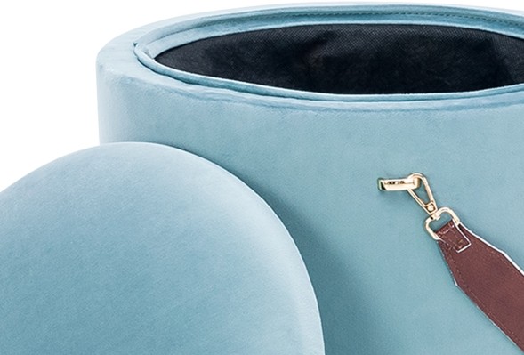 Пуф Leset Бакет бирюзовый