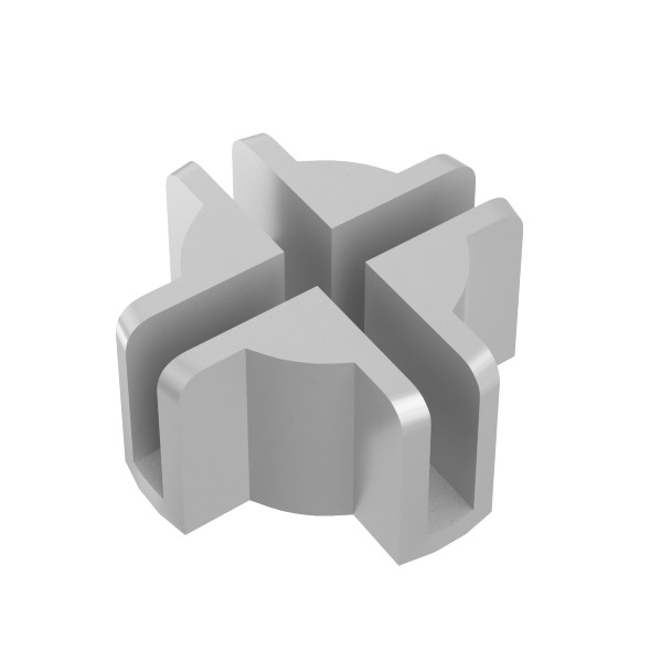 Заглушка соединительная &amp;quot;Крестообразная &amp;quot; для экранов Белая RAND в Орске 