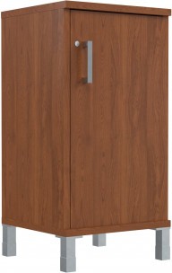 Шкаф-колонка низкая с замком в глухой малой двери B 411.3(RZ) Орех Гарда 475х450х920