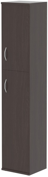 Шкаф колонка с глухой малой и средней дверьми  СУ-1.8(R) Венге Магия 406х365х1975