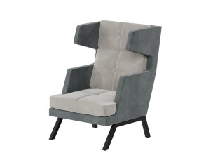 Алдо Кресло высокое с декором из пуговиц ALDB-01 790*960*1180