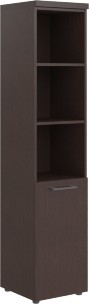 Шкаф колонка (R) с глухой малой дверью и топом THC 42.5(R) венге-магия Z 430х452х1968