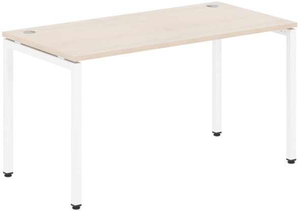 Стол прямой XSST 147 Бук Тиара/Белый 1400х700х750 XTEN-S