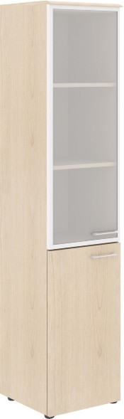 Шкаф колонка комбинированая (L) с топом WHC 42.7(L) Бук Тиара 432х432х1949 WAVE