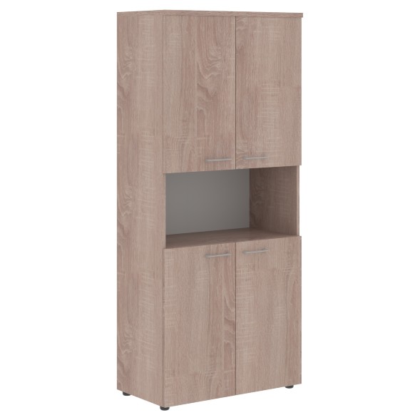 Шкаф с 2-мя комплектами глухих малых дверей и топом XHC 85.4 856х432х1955 XTEN