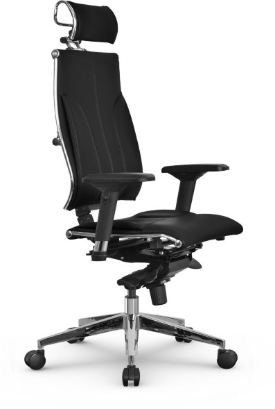 Кресло METTA Y 4D Free черный экокожа