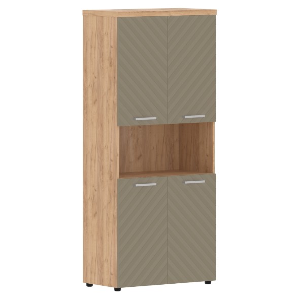 Шкаф с комплектами малых дверей и топом TLHC 85.4 856х450х1968 TORR LUX в Орске 