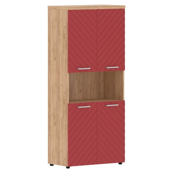 Шкаф с комплектами малых дверей и топом TLHC 85.4 856х450х1968 TORR LUX в Орске 