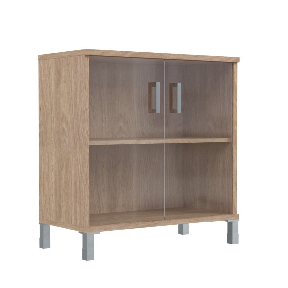 Шкаф низкий со стеклянными дверьми B 410.5 900х450х920 BORN