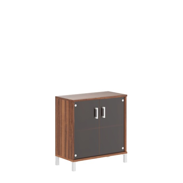 Шкаф низкий со стеклянными дверьми B 410.5 900х450х920 BORN