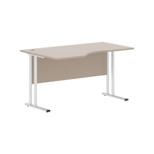 Стол эргономичный СА-2M(L) Клен*/серебро 1400х900х755 IMAGO-M