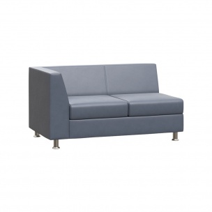 Прайм Секция с подлокотником двухместная правая PR.SP-2 (R) 1300*770*720