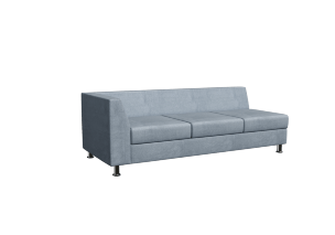 Прайм Секция с подлокотником трехместная правая PR.SP-3 (R) 1850*770*720