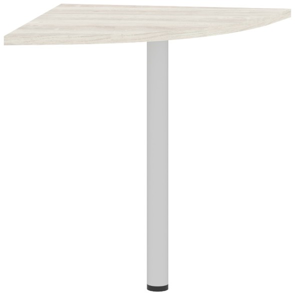 Угловой элемент с опорой XKD 700.1 Сосна Эдмонт/Алюминий 700х700х750 XTEN