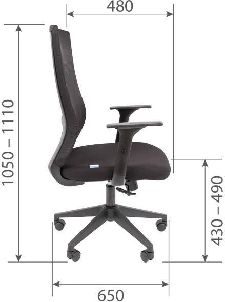 Кресло оператора  CHAIRMAN 500LT TW БП  в Орске 