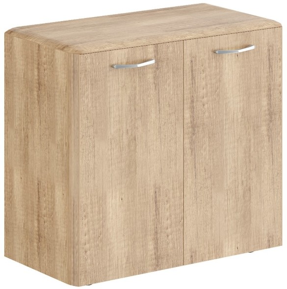 Шкаф низкий с глухими малыми дверьми и обвязкой DLC 85.1 Дуб Каньон 892х470х815